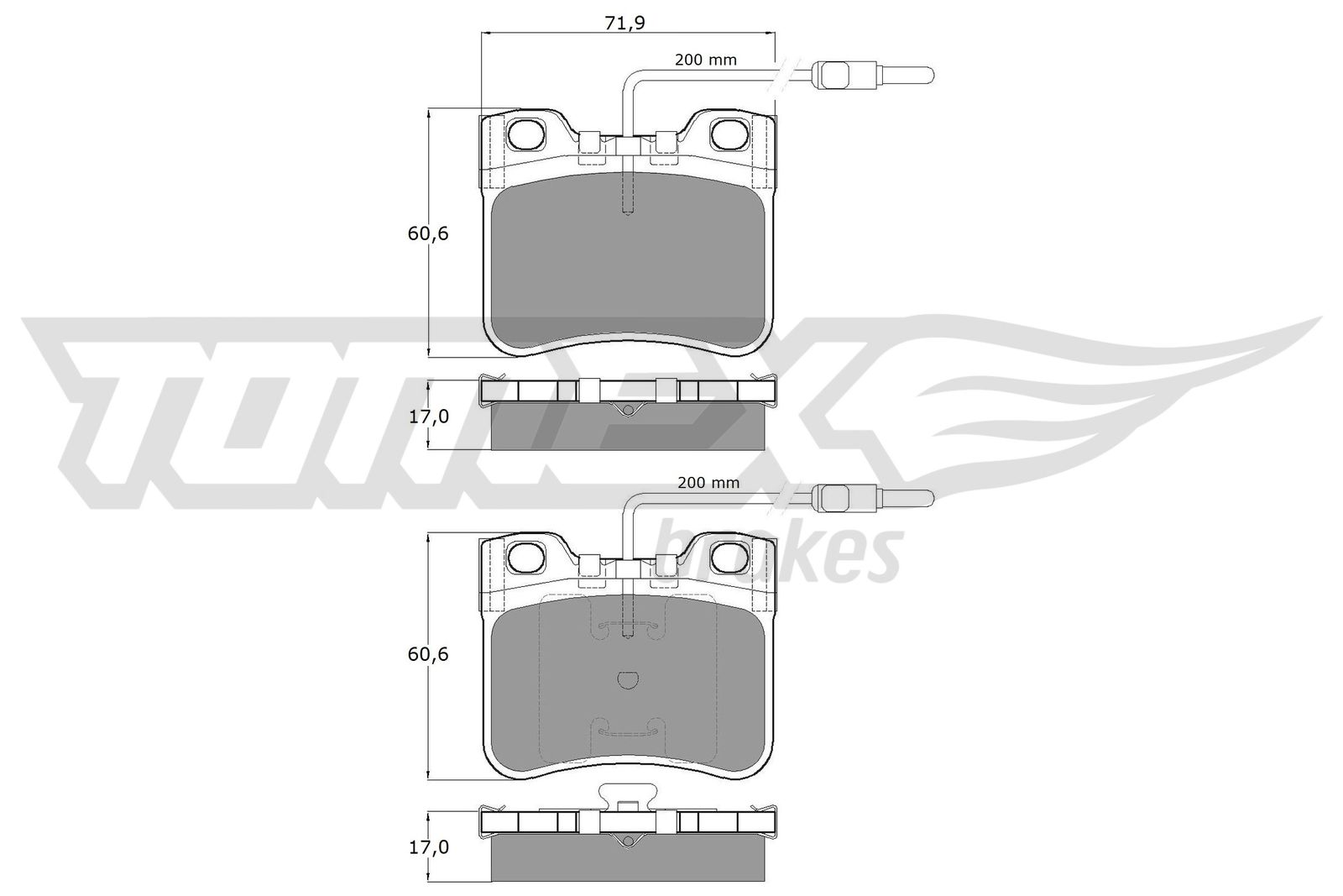 TOMEX Brakes TX 11-98 Sada...